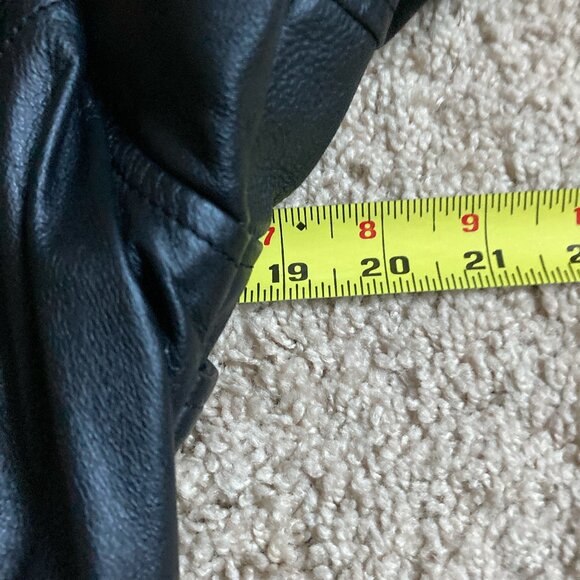 Vintage Authentic Harley Davidson Leather Biker Moto Jacket Fall Riding Size M - Picture 12 of 16